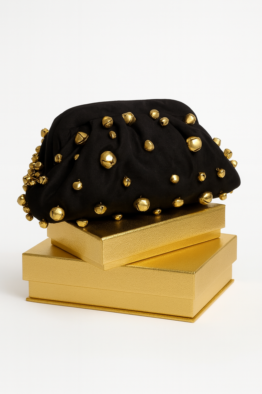 BLAIR – The Black & Gold Statement Clutch