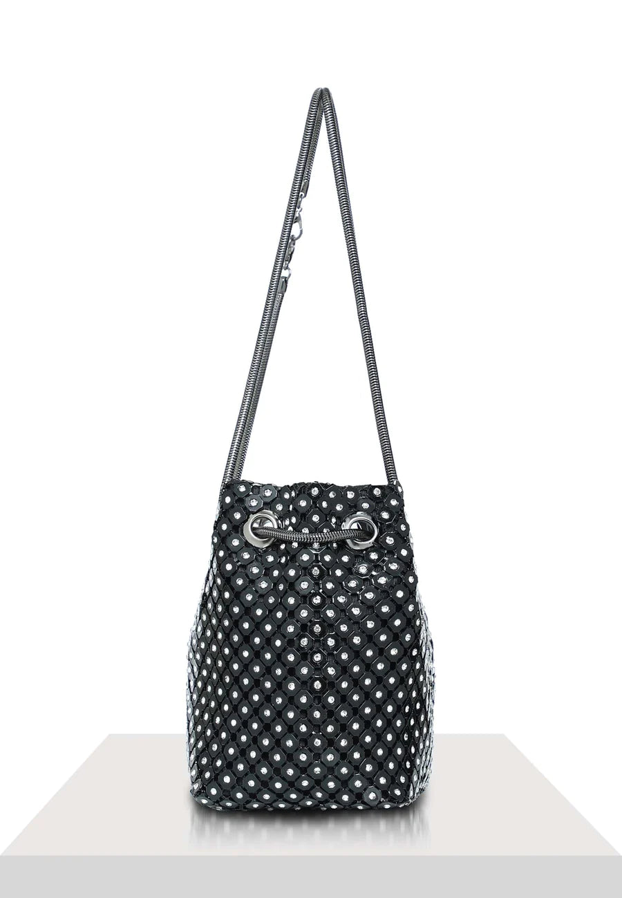 NIGHT OUT Sparkle Bucket Bag