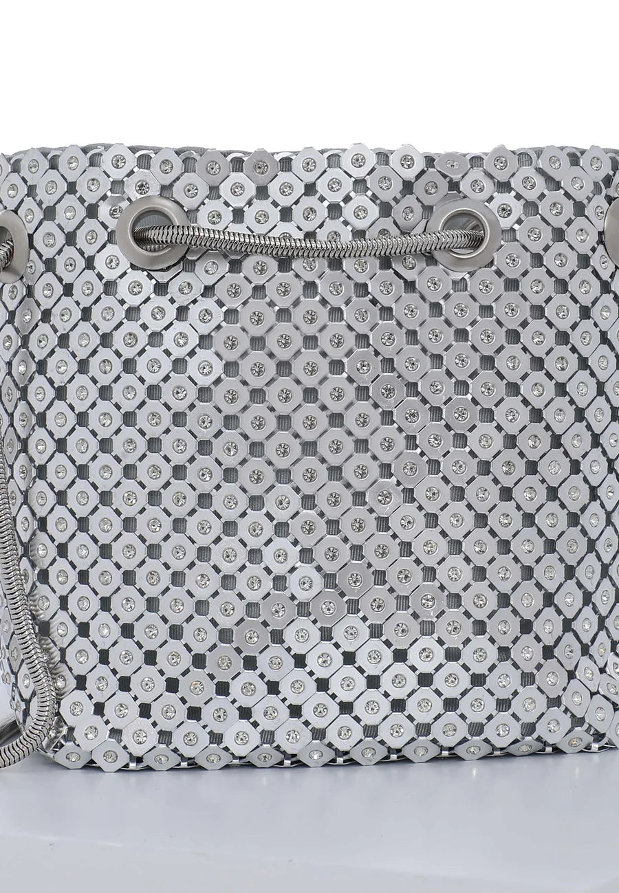 SILVER MOON Bucket Bag
