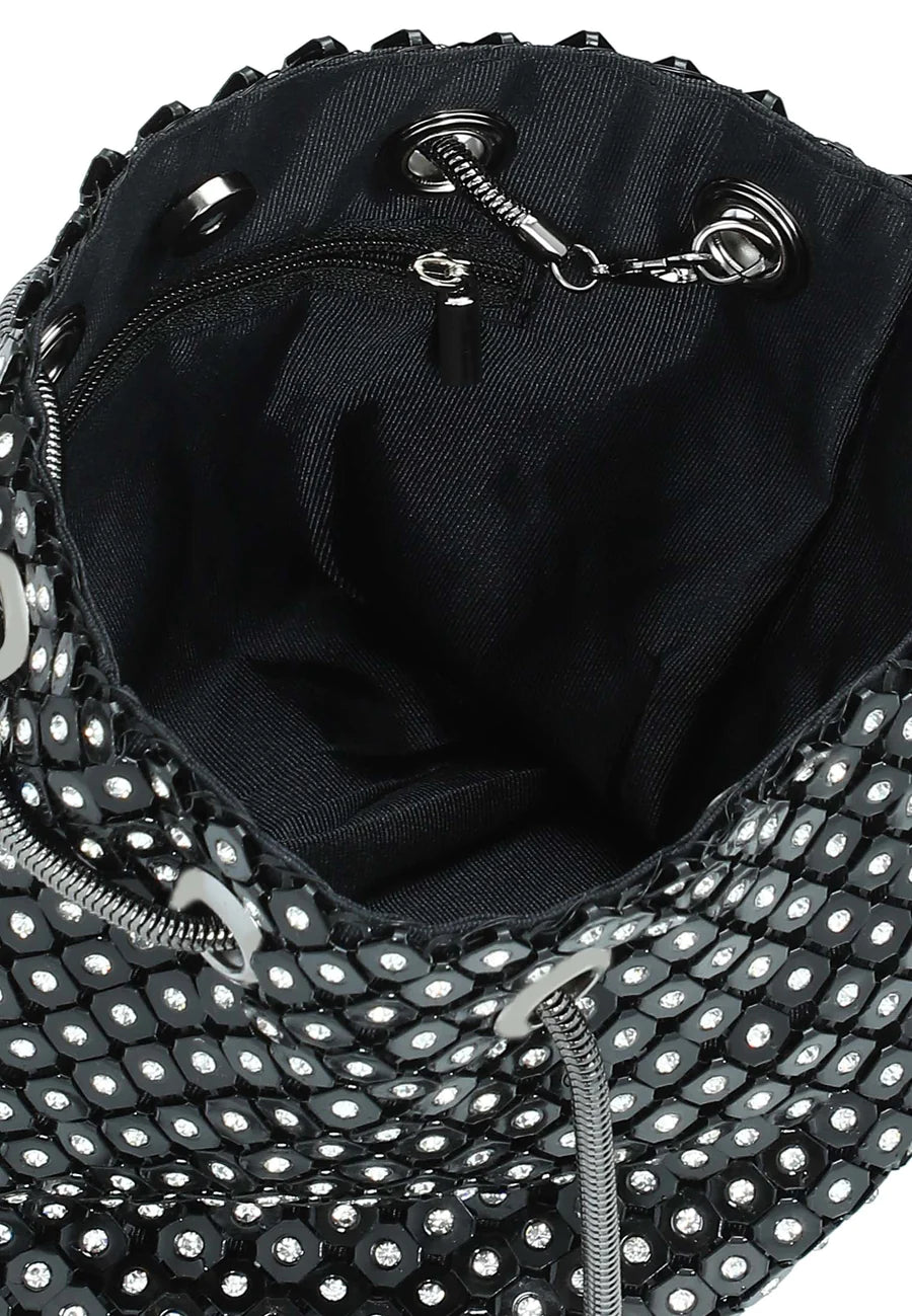 NIGHT OUT Sparkle Bucket Bag