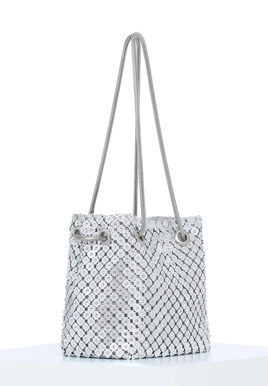 SILVER MOON Bucket Bag