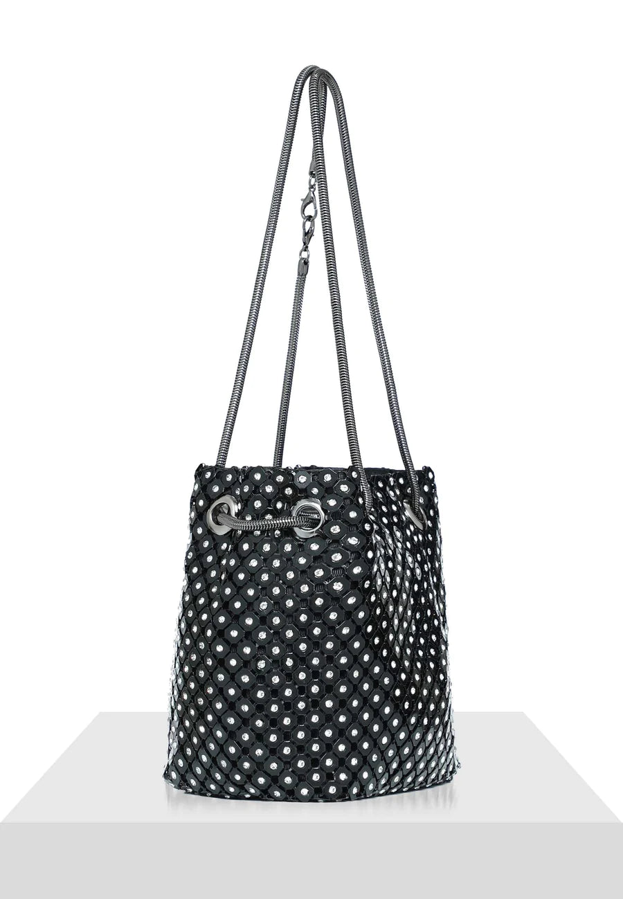 NIGHT OUT Sparkle Bucket Bag