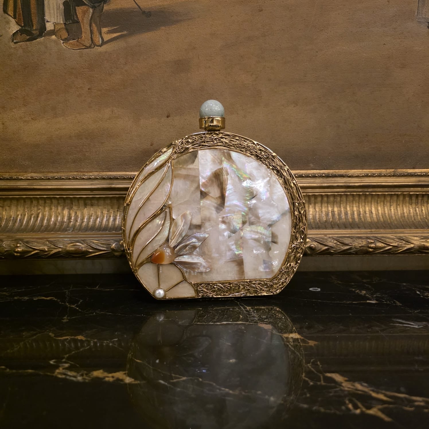 Ayra – Handcrafted Mother of Pearl Luxury Clutch