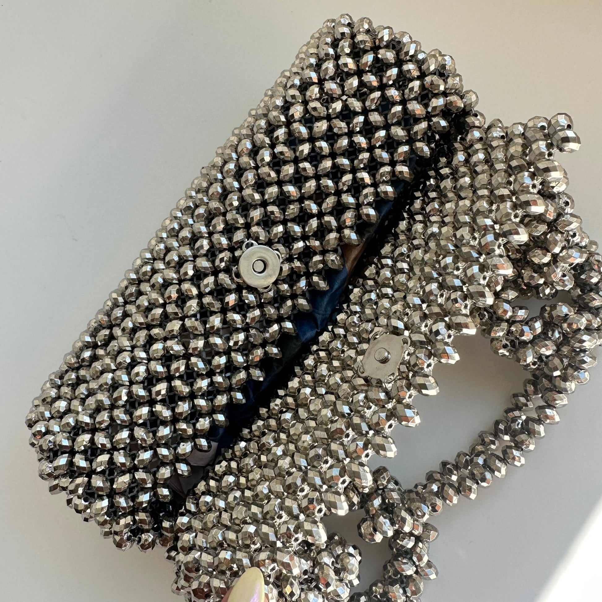 The GEORGIA Silver Bag