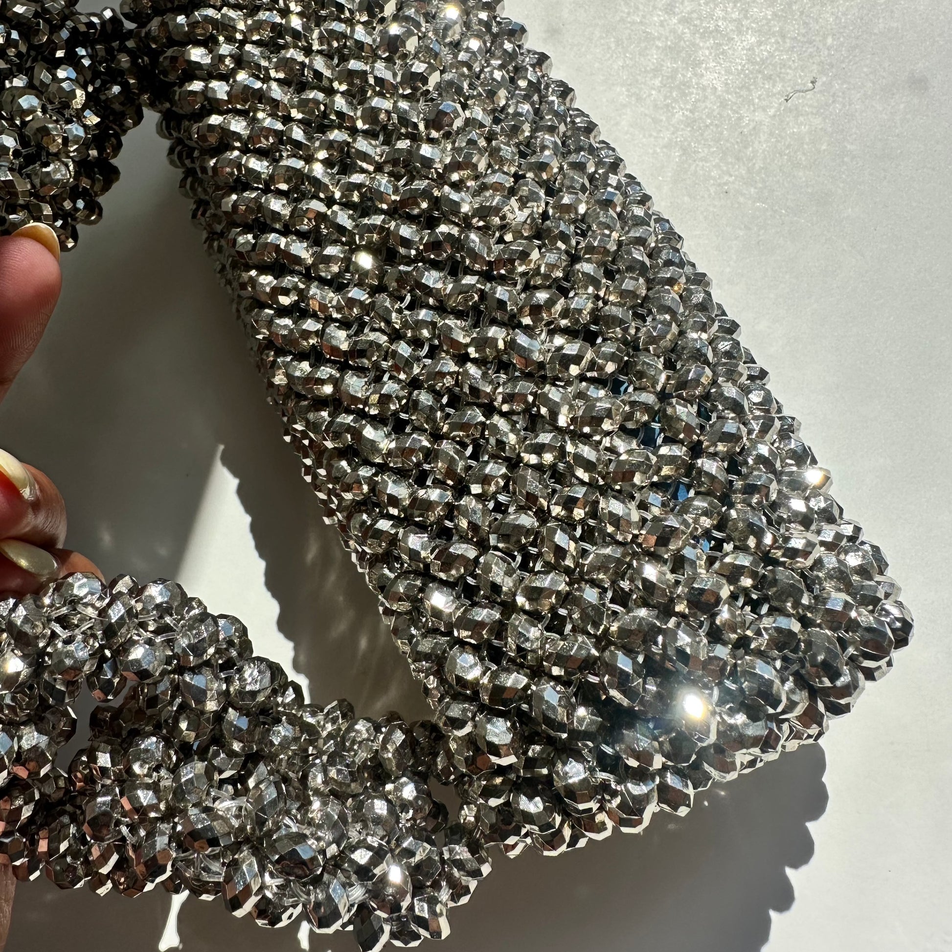 The GEORGIA Silver Bag