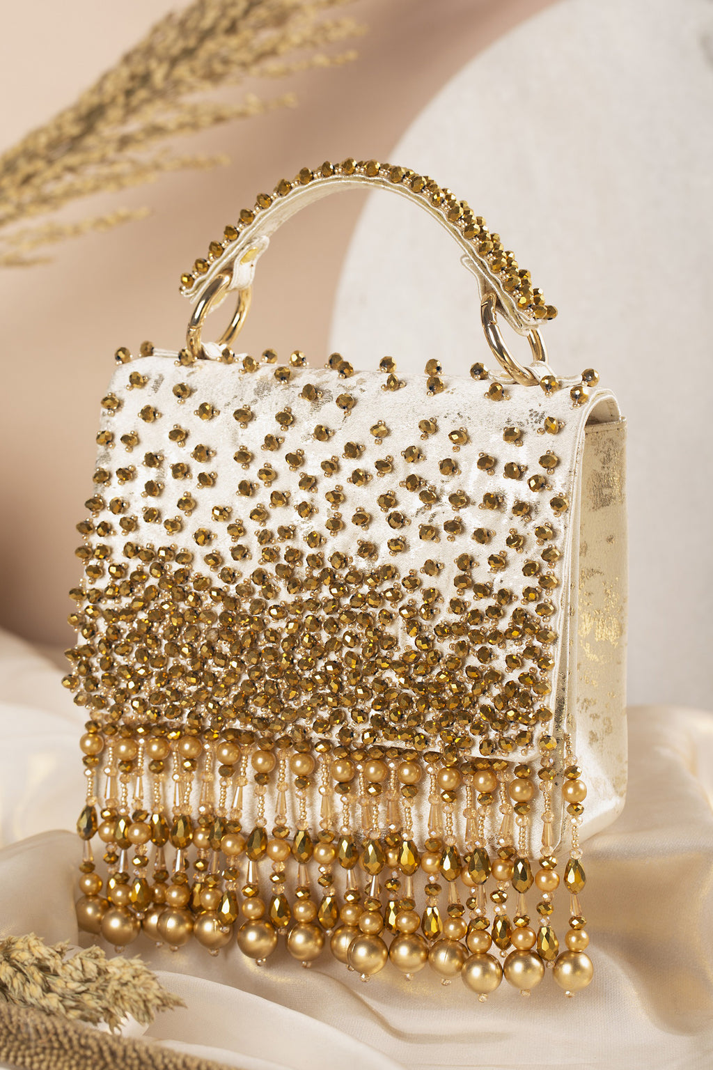 KYRA GOLD CLUTCH