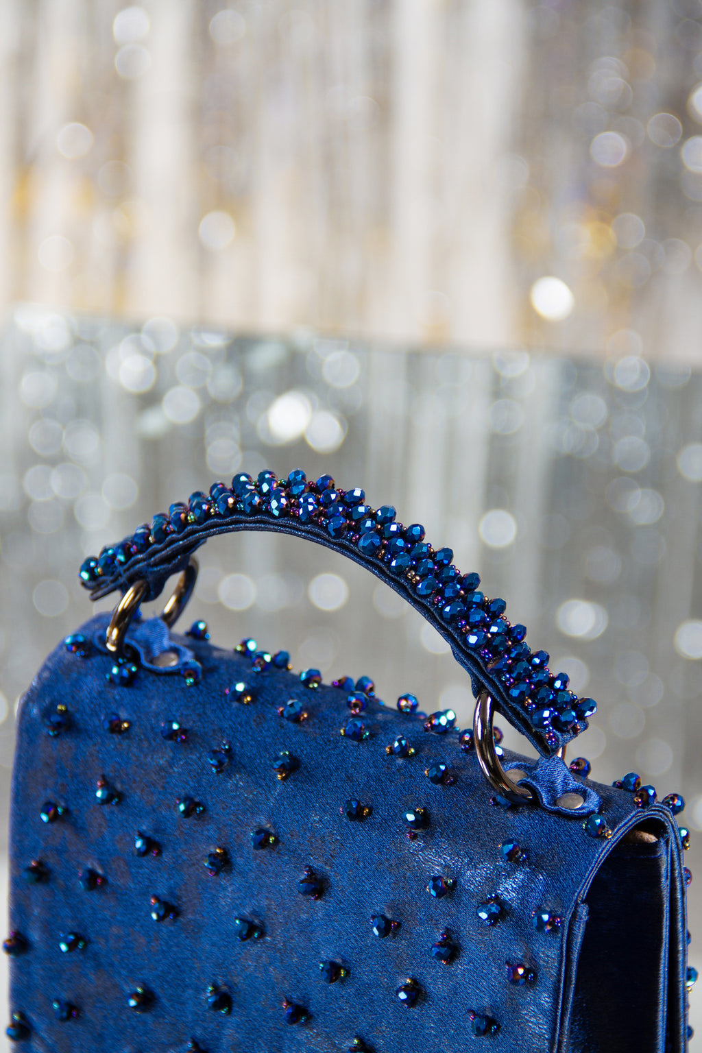 KYRA BLUE CLUTCH