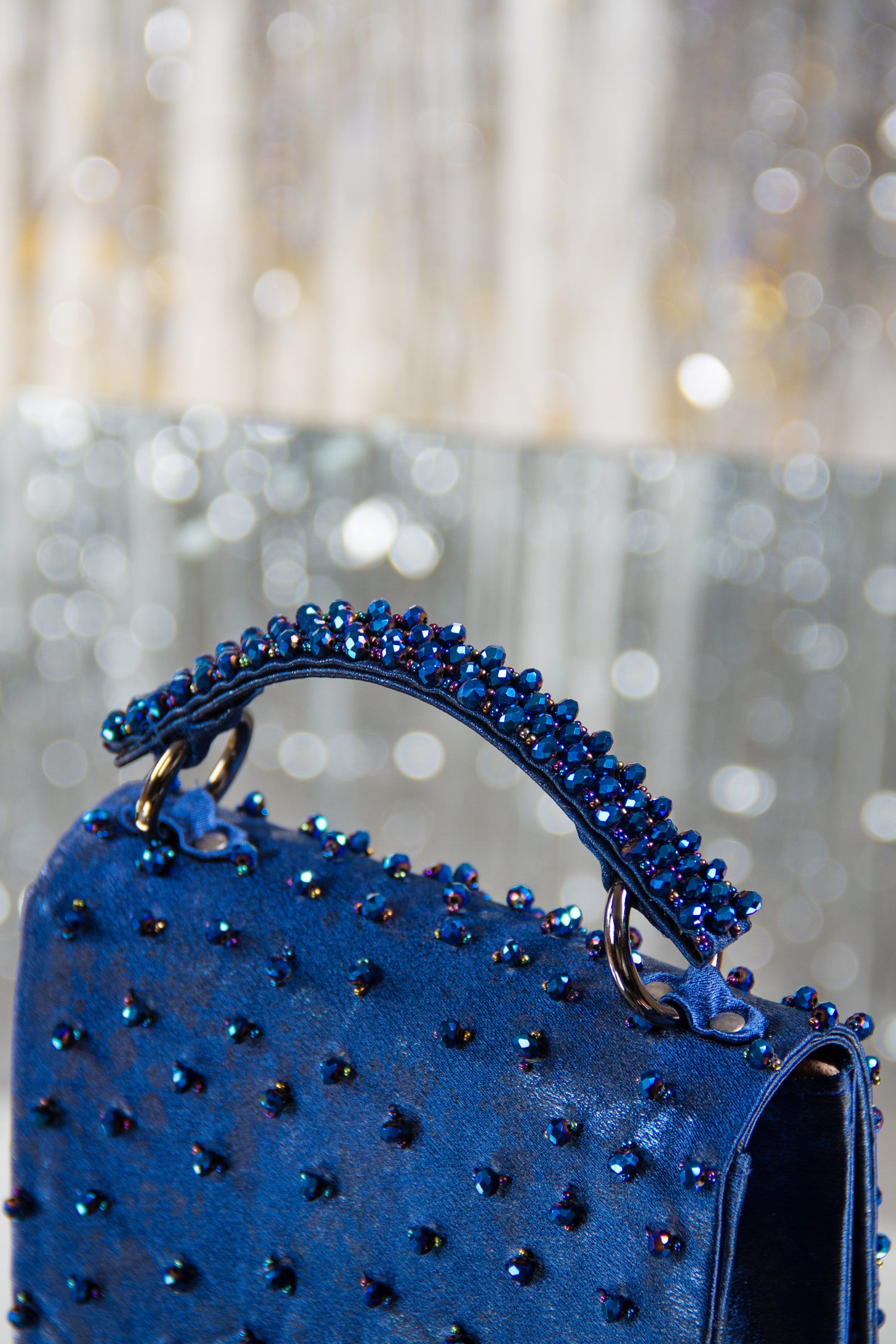 KYRA BLUE CLUTCH