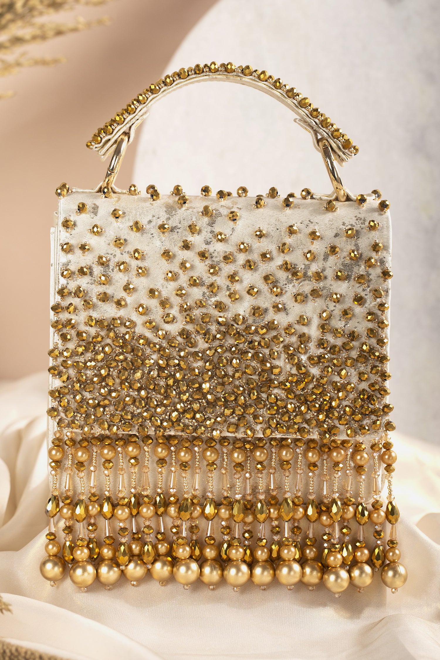 KYRA GOLD CLUTCH