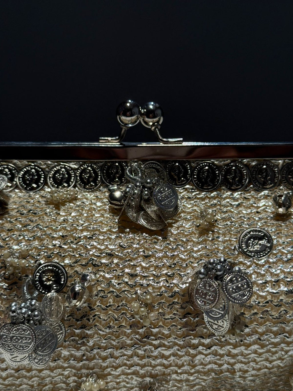 The Aurora Kiss-Clip Evening Clutch