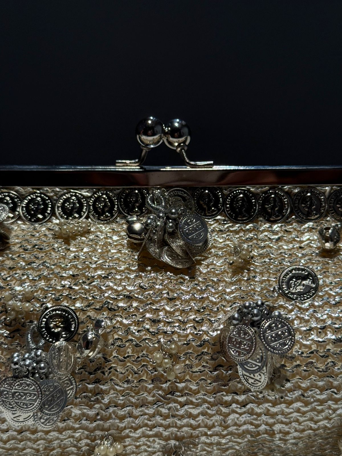 The Aurora Kiss-Clip Evening Clutch