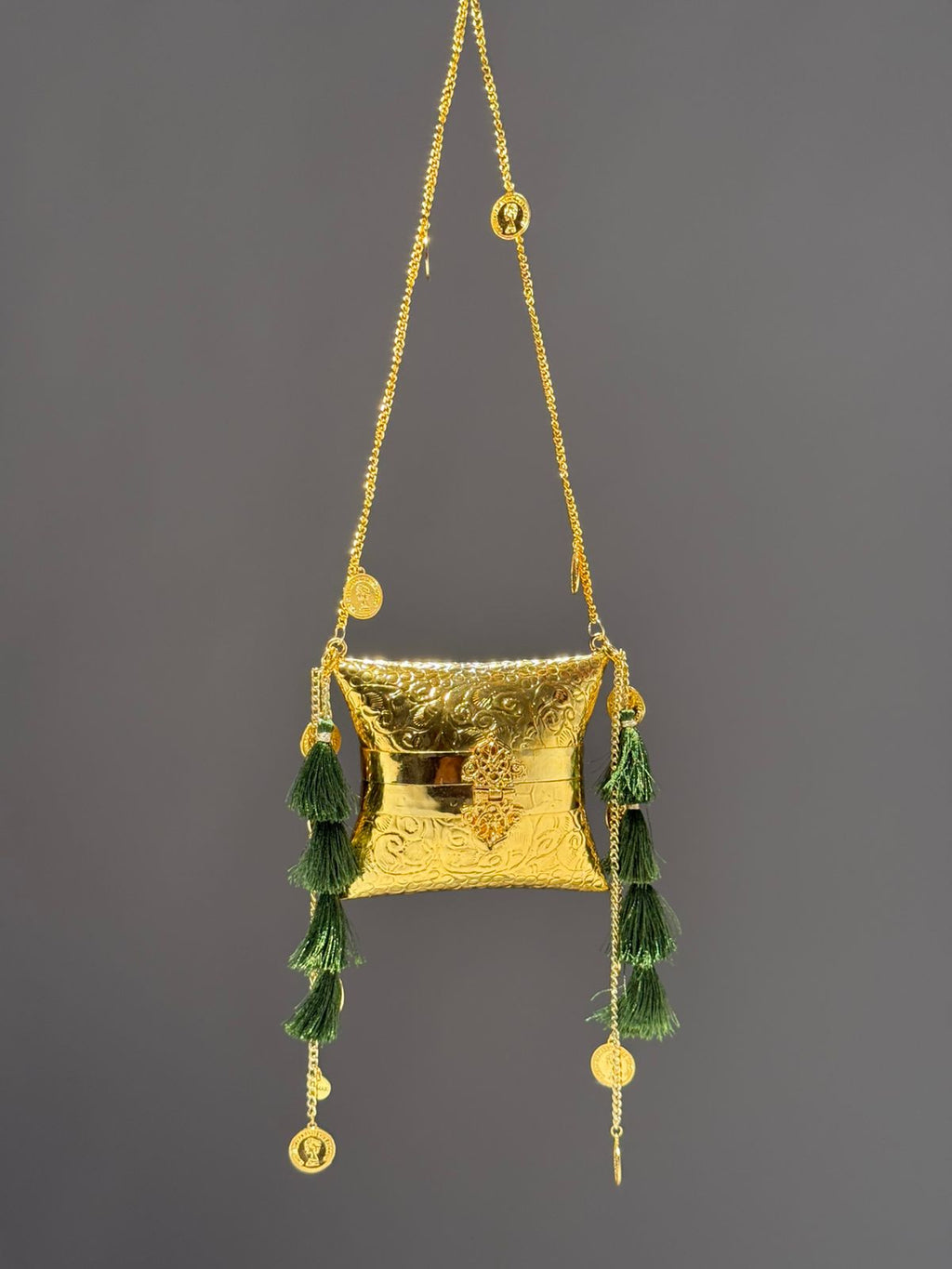 The Zara Royale Gilded Box Bag