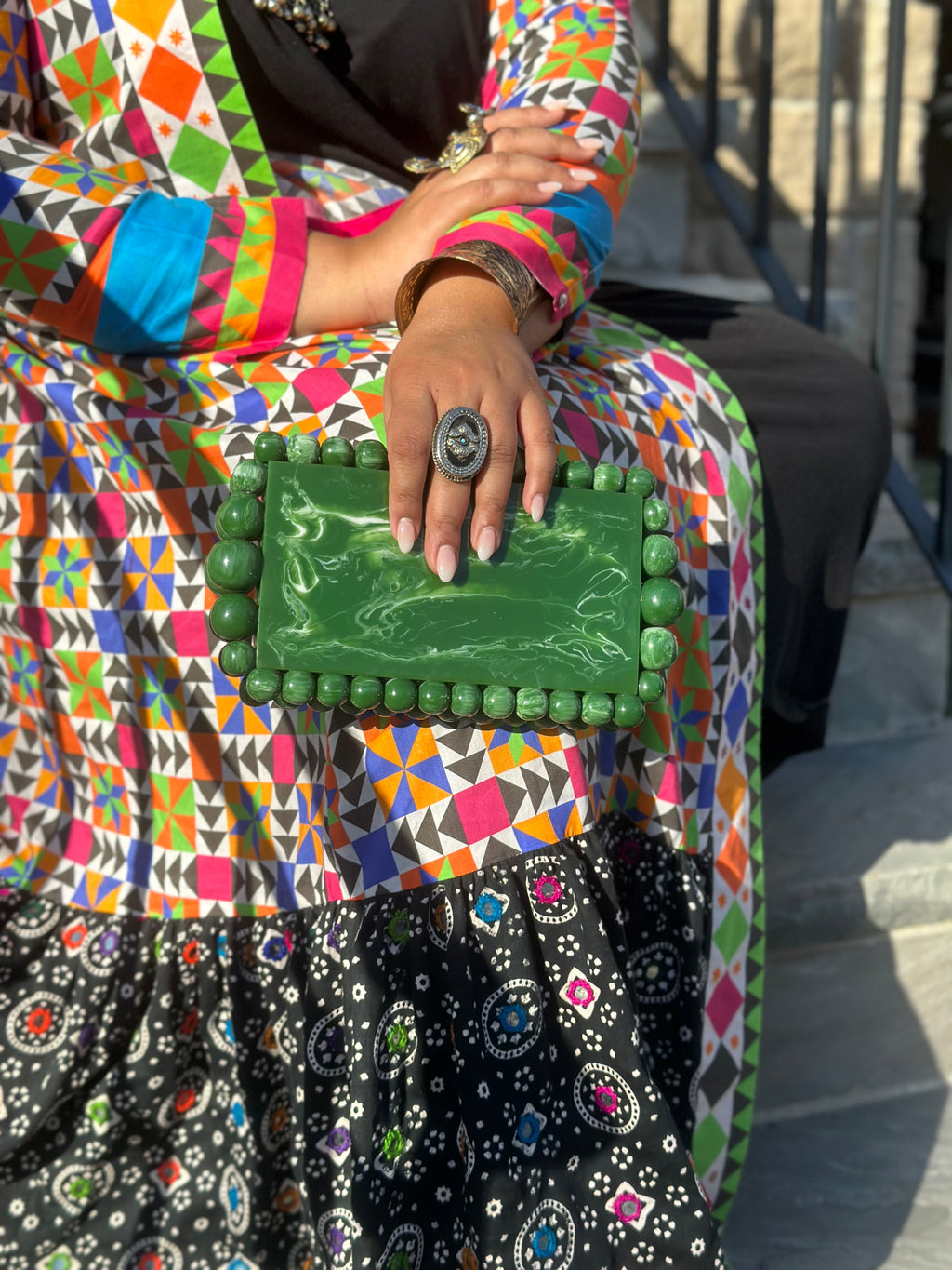 The POSH Verde Clutch
