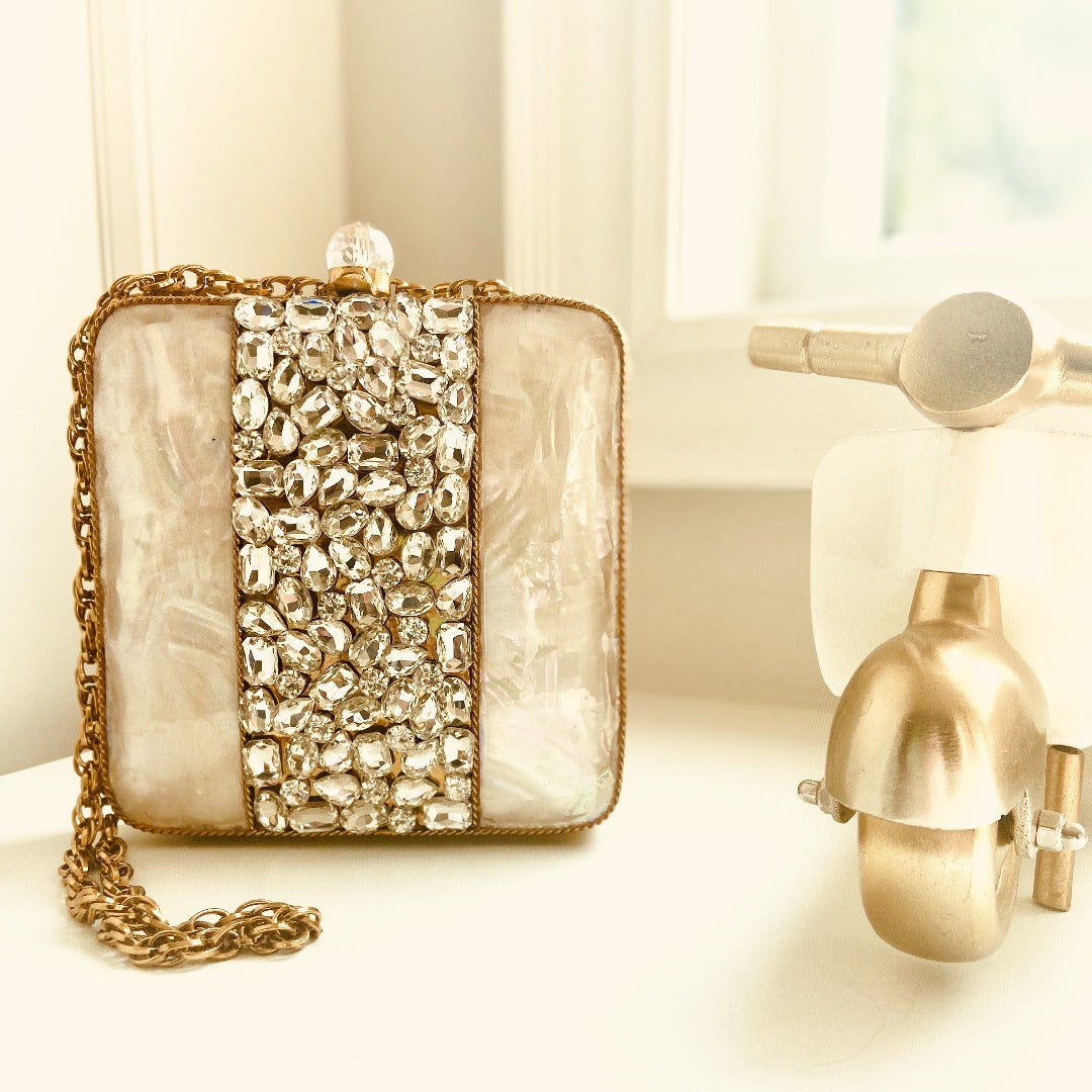 paris clutch purse