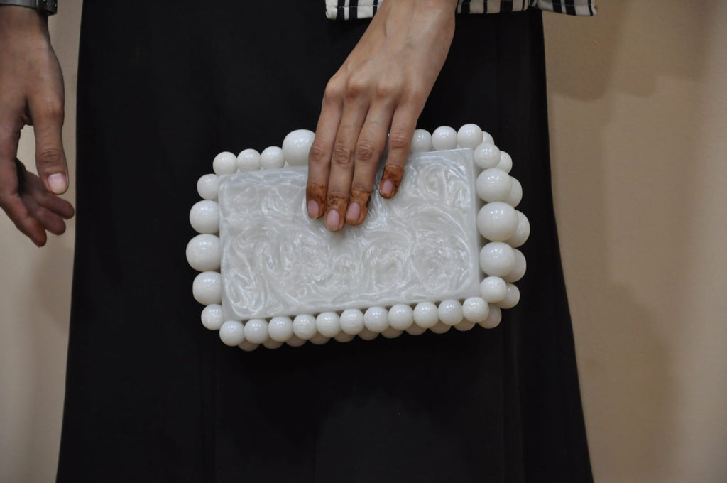 The POSH Pearly Clutch